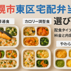 札幌市東区宅配弁当の選び方配食タイプ別に料金と食事内容を解説